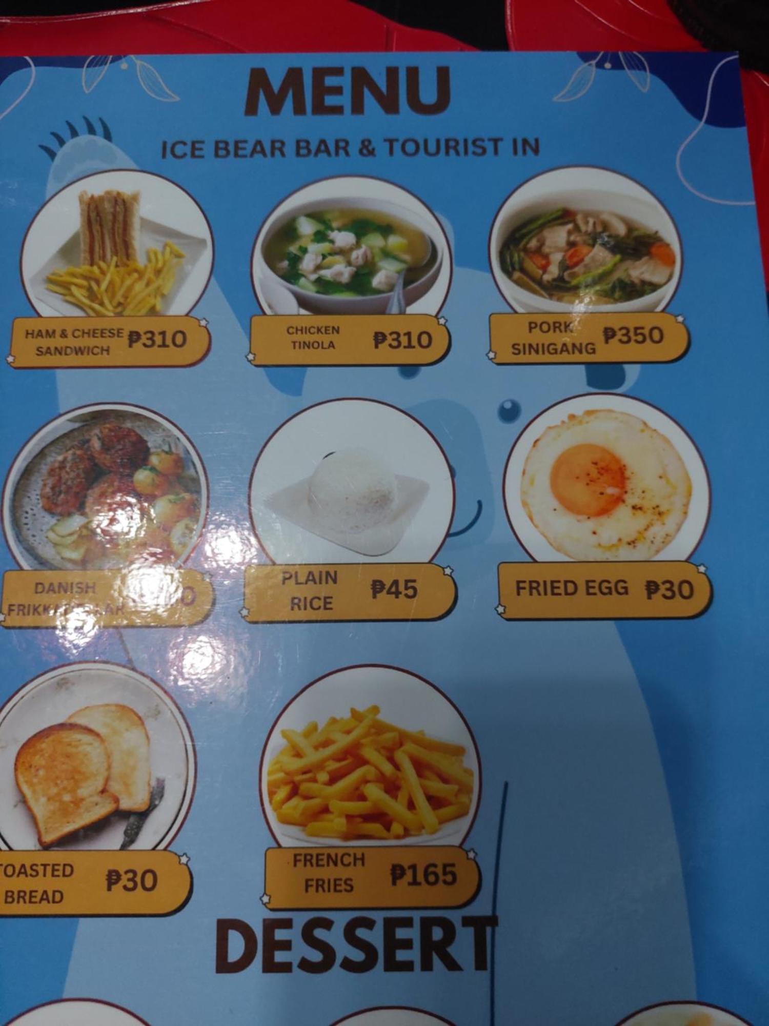 Ice Bear Bar & Tourist Inn Dauis Exterior photo